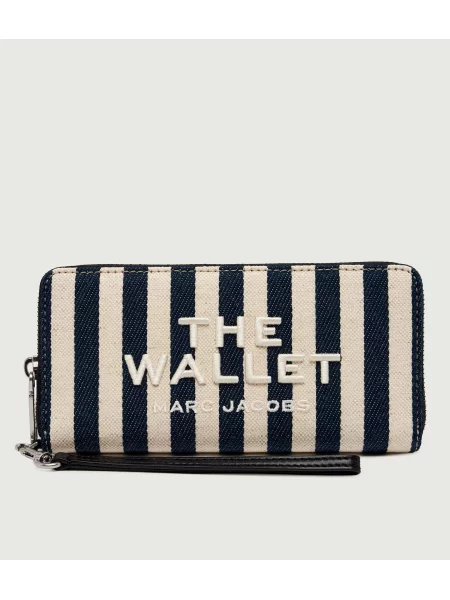 Marc Jacobs Portofel The Stripe Canvas Continental