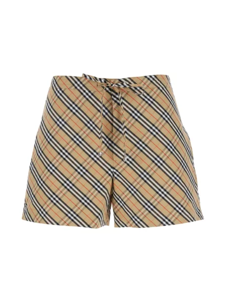 Wielobarwność bermudy Burberry beżowe