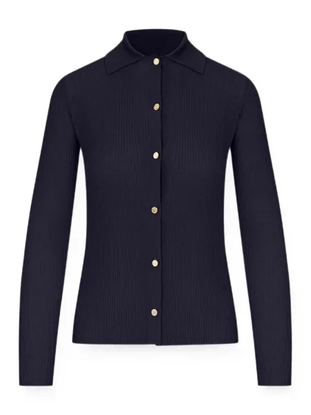 Cardigan 's Max Mara tricotate albastru