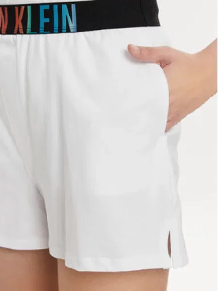 Szövet pizsama Calvin Klein Underwear fehér