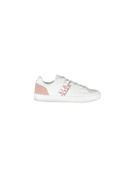 Sneakersy Napapijri skórzane białe