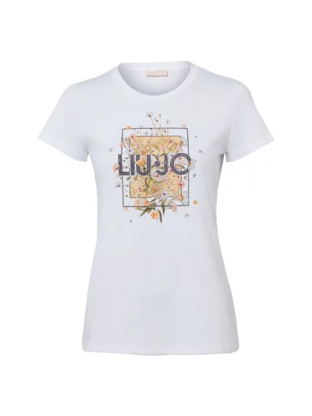 Liu Jo Collection Koszulka Kobiety biały|wielokolorowy nadruk S biała