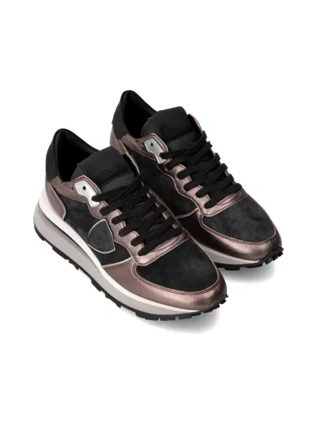 Buty do biegania Philippe Model zamszowe do biegania czarne