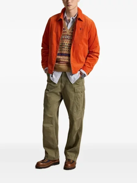 Șosete Polo Ralph Lauren cu broderie în carouri de flanelă verde