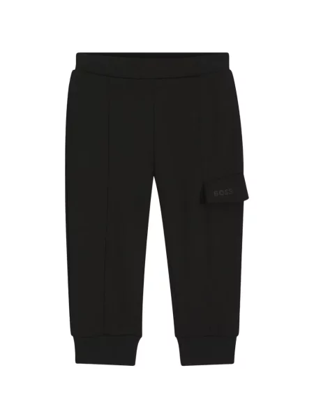 Spodnie cargo dziecięce Bosswear czarne