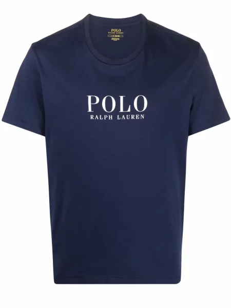 Șosete Polo Ralph Lauren cu autograf din țesătură twill albastru