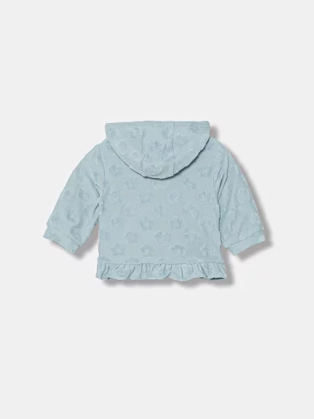 United Colors of Benetton rozepínací mikina s kapucí dětská modrá