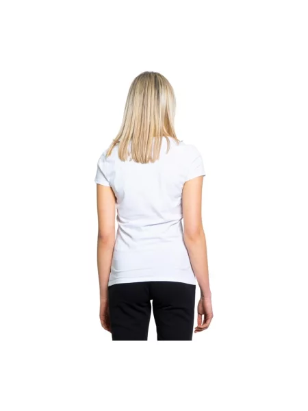 Top Armani Exchange z logo casual biały