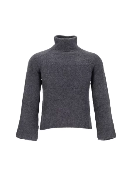 Sweter Emporio Armani wełniany szary