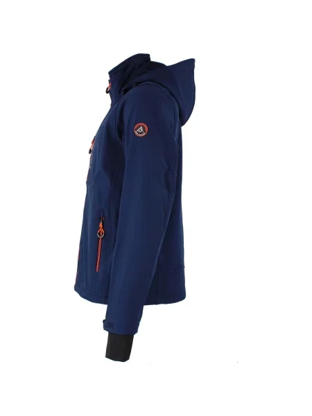 Geacă Peak Mountain softshell albastru