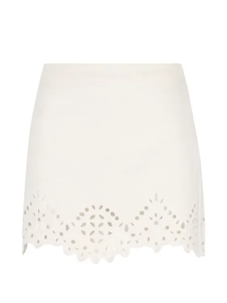 Fusta mini Isabel Marant alb