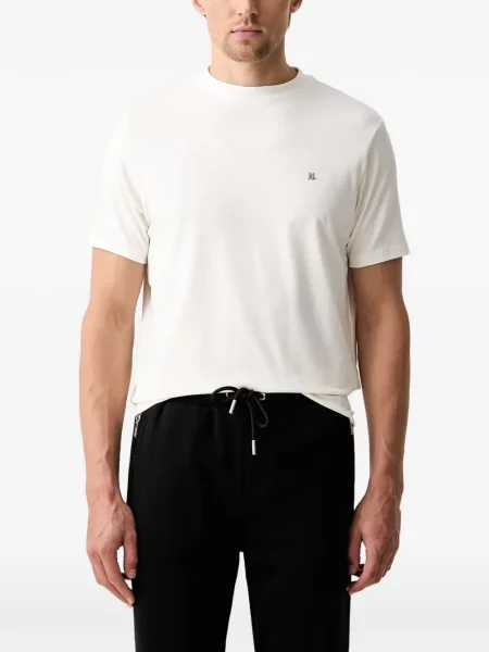 Tricou Karl Lagerfeld cu autograf alb