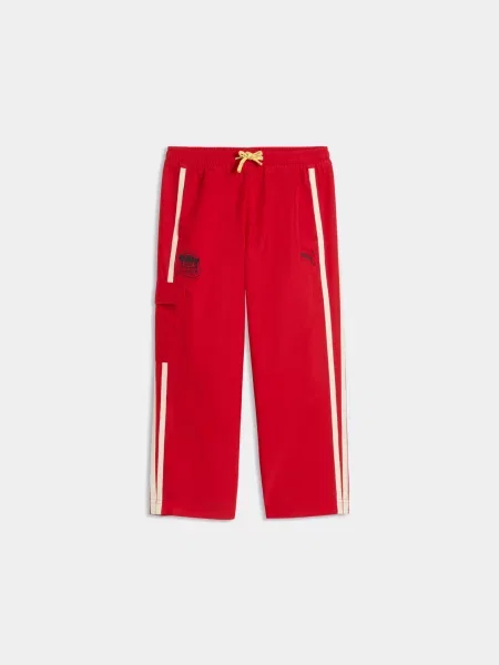 Детские спортивные штаны Puma красные