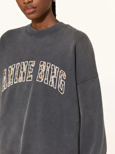 Anine Bing Bluza Miles schwarz czarna