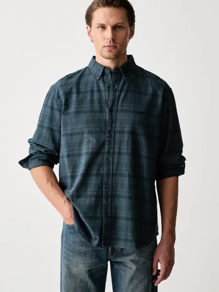 Levi's košulja za muškarce s lanom AUTHENTIC BUTTON DOWN