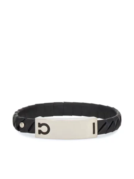 Кожена гривна Ferragamo черно