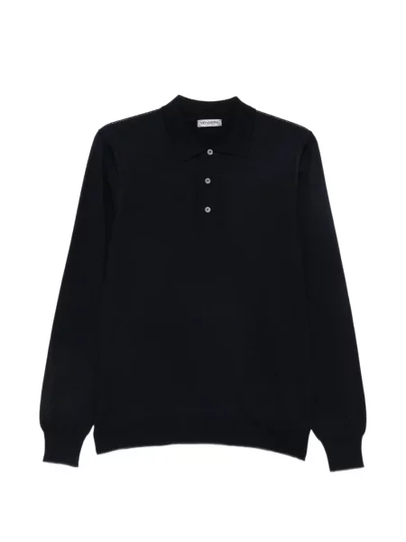 Lung tricou polo Vengera albastru