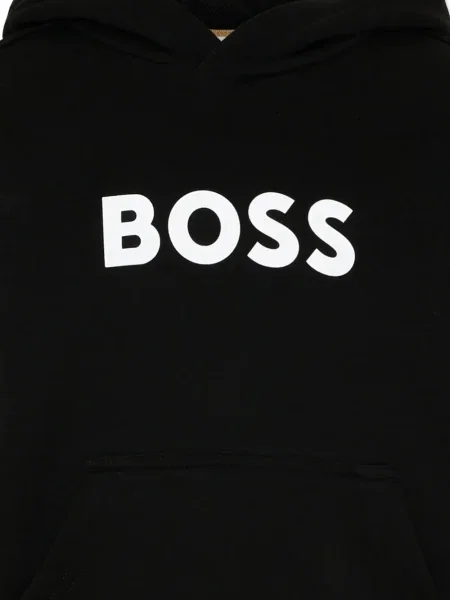 Bluza z kapturem dziecięca Bosswear czarna