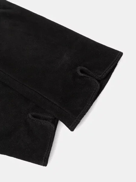 Замшевые перчатки Answear.lab черные