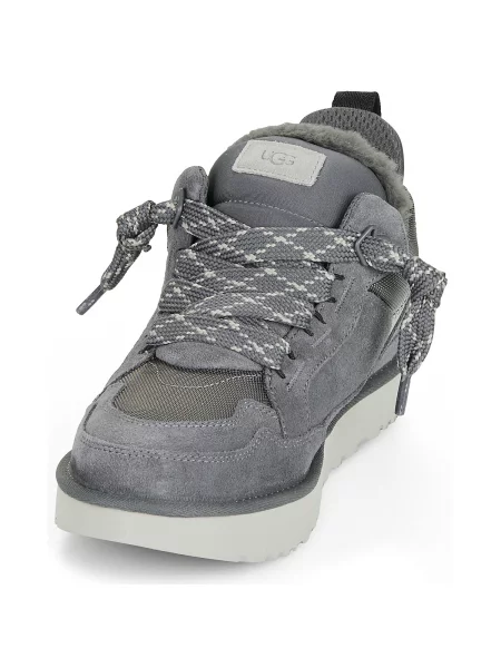 Pantofi Ugg din piele gri