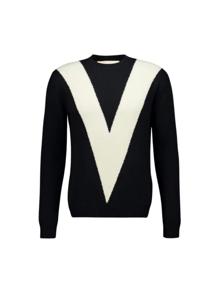 Sweter Valentino Garavani wełniany czarny