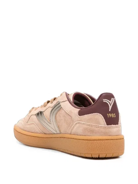 Sneakerși Victoria cu autograf maro
