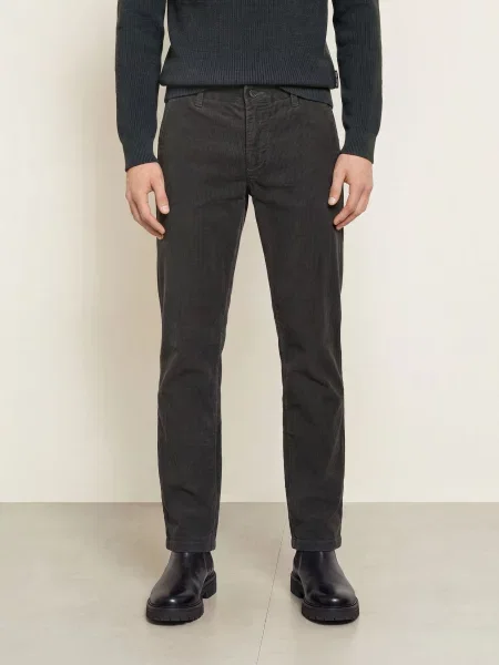 Marc O'polo Kordové Kalhoty Mads Jogger Regular Fit tmavě šedá