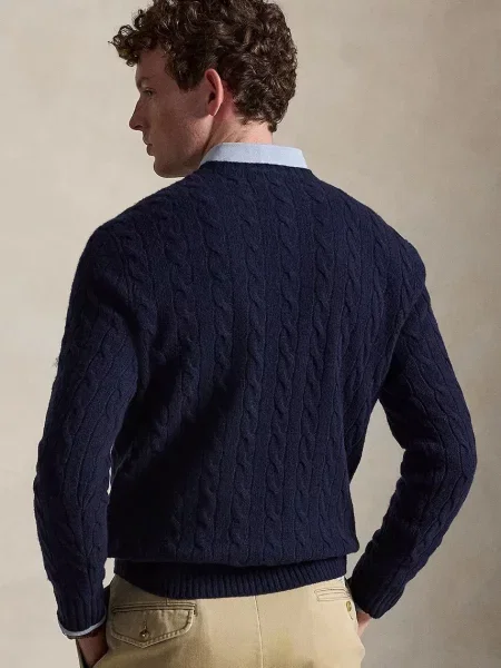 Polo Ralph Lauren Μάλλινο πουλόβερ μπλε