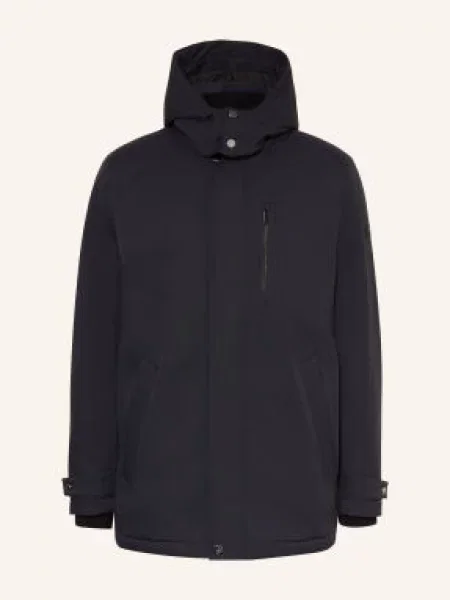 Bugatti Parka S Odnímatelnou Kapucí černá