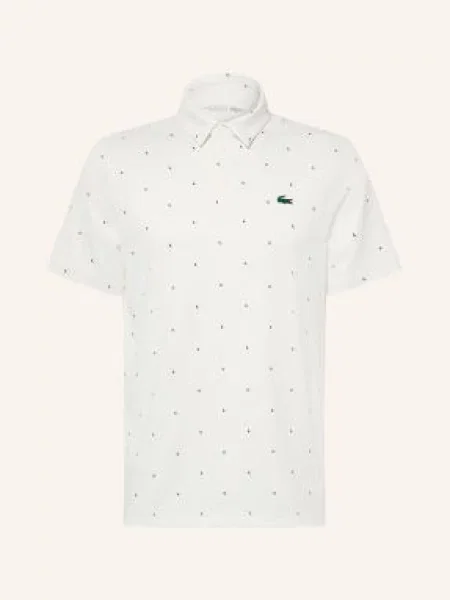 Lacoste Funkční Polokošile Regular Fit / tmavě zelená bílá