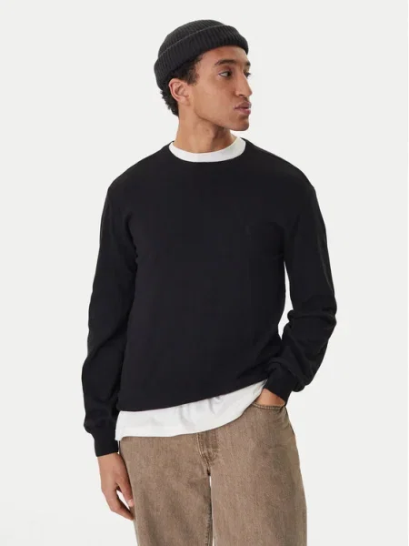 Element Pulover Icon Embroidery negru