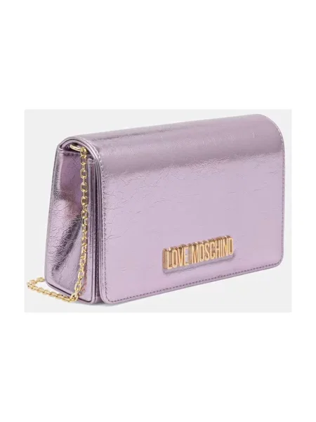 Love Moschino torebka crossbody fioletowa