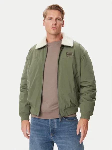 Bunda pro přechodné období Tommy Jeans zelená