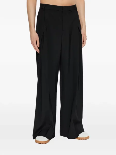 Pantaloni Casablanca plisate negru
