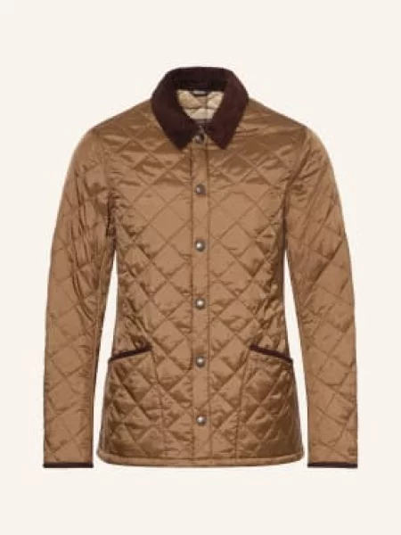 Barbour Prošívaná Bunda světle / tmavě hnědá