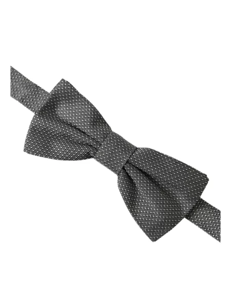 Jedwabny krawat Dolce And Gabbana szary