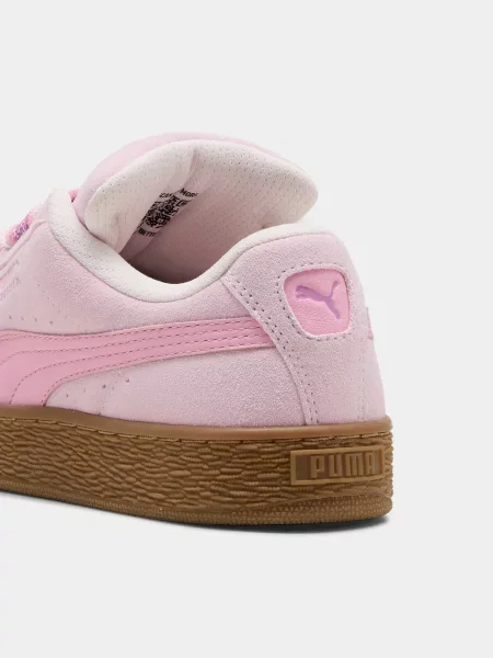 Замшевые кеды Puma розовые