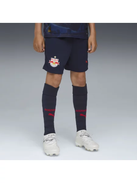 PUMA Młodzieżowe szorty FC Bull Salzburg Odzież Niebieski czerwony