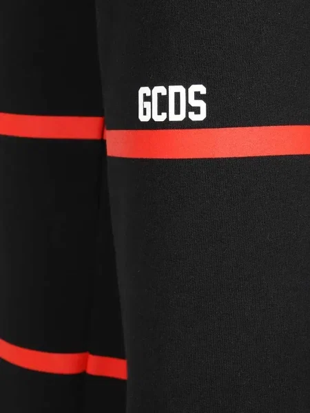 Pantaloni Gcds cu dungi negru