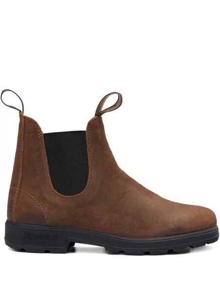 Botine chelsea Blundstone din piele de căprioară maro