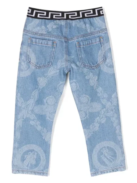 Jeansy dziecięce Versace niebieskie
