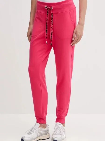 Спортивні штани Dkny однотонні бежевий