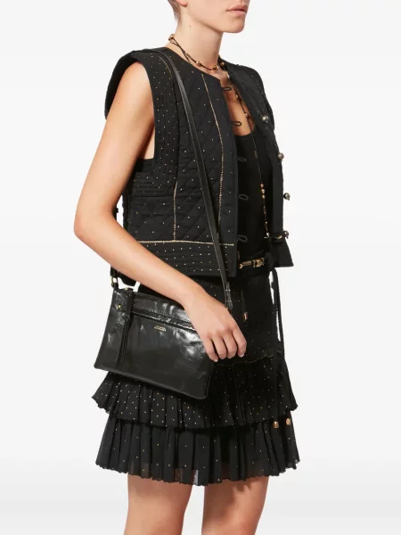 Geanta de piele Isabel Marant din piele negru