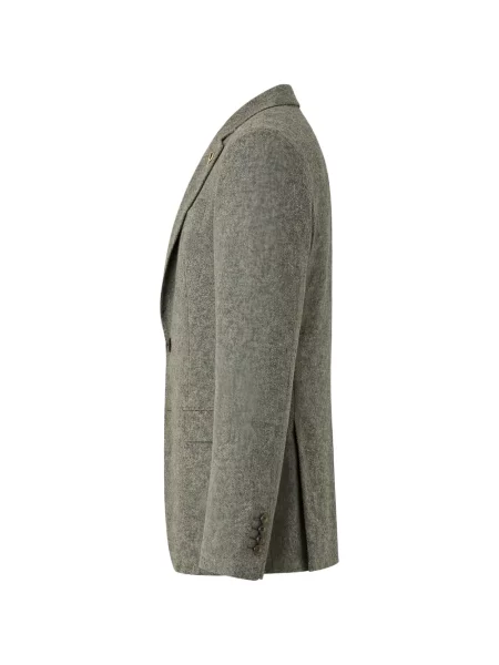 Sacou Pal Zileri cu model herringbone verde