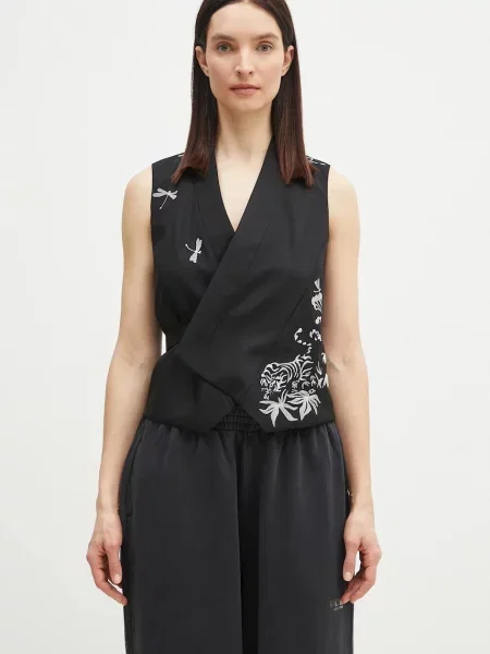 Volnen telovnik Kenzo črna