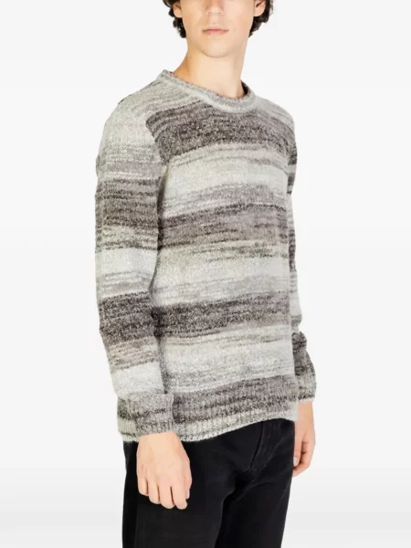 Pulover Gianni Lupo tricotate gri