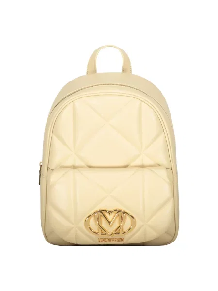Plecak Love Moschino beżowy