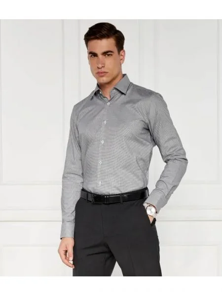 BOSS BLACK Cămașă negru