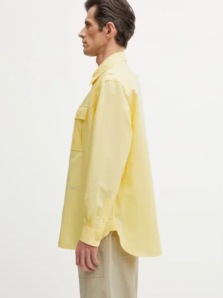 Kenzo Overshirt cămașă bărbătească din in