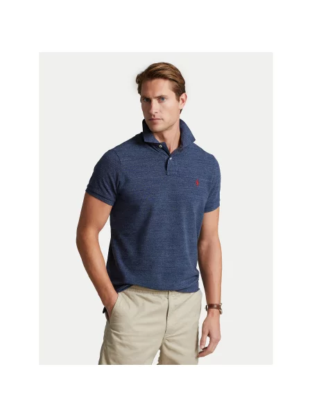 Polo majica Polo Ralph Lauren z vezenjem modra